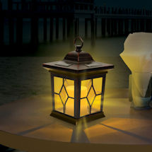 Alternate Image 3 for Solar Lantern LED Candle Light