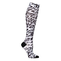 Alternate Image 1 for Celeste Stein Women's Regular Calf and Wide Calf Mild Compression Knee High Socks