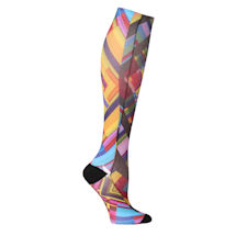 Alternate Image 5 for Celeste Stein Women's Regular Calf and Wide Calf Mild Compression Knee High Socks