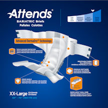 Alternate Image 3 for Sample of Attends® Bariatric Briefs - 1 Sample