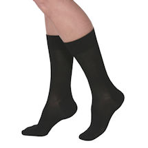 Alternate Image 3 for Women's Luxury Diabetic Crew Length Socks - 3 Pack
