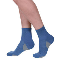 Alternate Image 1 for Doctor's Choice Unisex Plantar Fasciitis Crew and No Show Length Socks