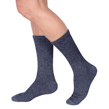 Alternate Image 2 for Unisex Cozy Diabetic Crew Length Socks