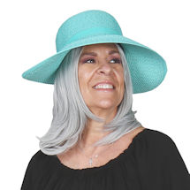 Alternate image for Paper Braid Face Saver Hat