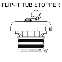 Alternate Image 3 for Flip-It Replacement Tub Stoppers