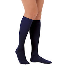 Alternate Image 1 for Women's Moderate Compression Knee High Stockings, Available in Black, Beige, Navy, White