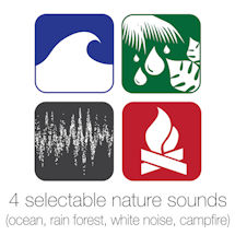 Alternate Image 1 for AM/FM Dual Clock Radio with Nature Sounds