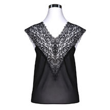 Alternate Image 1 for Reversible Cami with Lace Top