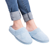 Alternate image for Muk Luks Micro Chenille Clog Slippers - Blue
