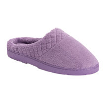 Muk Luks Micro Chenille Clog Slippers - Lavender