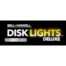 Alternate image for Bell & Howell Solar Outdoor Disk Lights - Set of 4