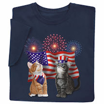 Alternate image for Americana Kittens T-Shirts or Sweatshirts