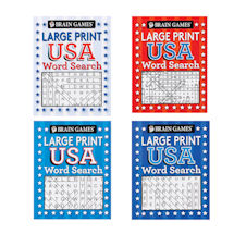 Alternate Image 5 for Large Print USA Word Search - Set of 4