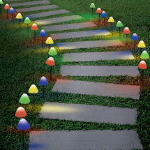 Product Image for Multicolor Mushroom Solar Lights