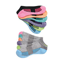Alternate image Tech Socks Women's Ankle Length Multi Color - 12 Pairs