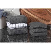 Alternate image for Terry Kitchen Towel and Dishcloth Set - 6 Piece