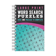 Alternate Image 1 for Large Print Word Search Puzzles - Set of 2
