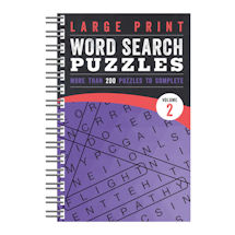 Alternate image for Large Print Word Search Puzzles - Set of 2