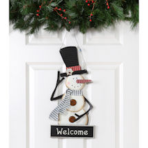 Product Image for Happy Snowman Welcome Sign