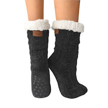 Alternate image for Chenille Slipper Socks