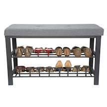 Alternate Image 3 for Shoe Storage with Bench