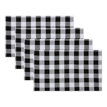 Alternate Image 5 for Buffalo Plaid Cotton Placemats - Set of 4