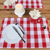 Product Image for Buffalo Plaid Cotton Placemats - Set of 4