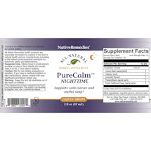 Alternate Image 3 for PureCalm Nighttime Herbal Supplement