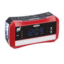 Product Image for Weather Alert Clock Radio with Flashlight