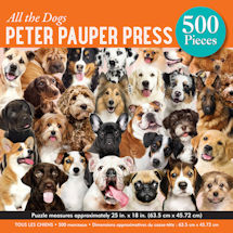 Alternate image for 500-Piece Cat Puzzle or Dog Puzzle