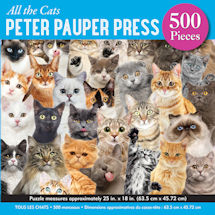 Alternate image for 500-Piece Cat Puzzle or Dog Puzzle