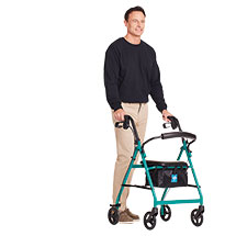 Alternate image for Aluminum Rollator with Seat