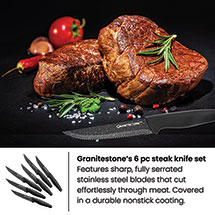 Alternate image for Granitestone NutriBlade Steak Knives - Set of 6
