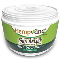 Hempvana Maximum Strength Lidocaine Formula Pain Relief Cream