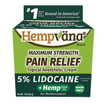 Alternate image Hempvana Maximum Strength Lidocaine Formula Pain Relief Cream