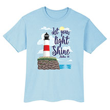 Alternate image for Let Your Light Shine T-Shirts or Sweatshirts