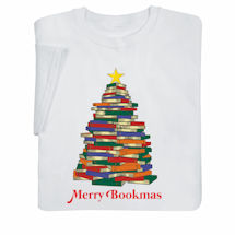 Alternate image Book Lovers Christmas T-Shirt or Sweatshirt