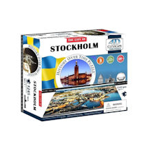 4D Cityscape Puzzle - Stockholm