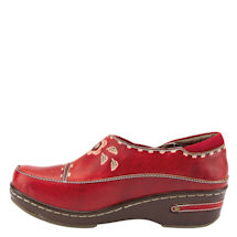 Alternate image for Spring Step Women's Closed-Back Hand-Painted Leather Clogs