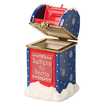 Alternate image Porcelain Surprise Christmas Ornaments - Letters to Santa