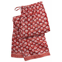 Alternate Image 2 for Print Lounge Capris - Red