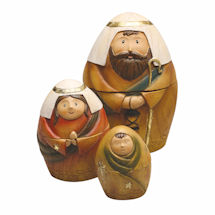 Alternate Image 1 for Nativity Scene Nesting Dolls Set