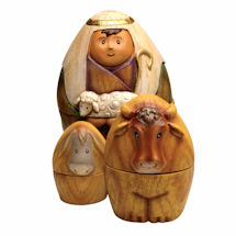 Alternate image for Nativity Scene Nesting Dolls Set