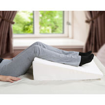 Alternate Image 6 for Support Plus Bed Wedge Pillow - Memory Foam Cushion & Cover - Small - 8' High