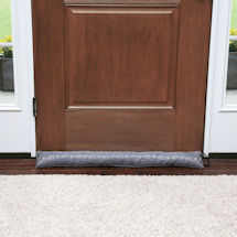 Alternate image Home District Jacquard Draft Dodger with Handle - Weighted Door and Window Breeze Guard - 36" Long