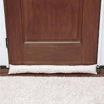 Alternate image Home District Jacquard Draft Dodger with Handle - Weighted Door and Window Breeze Guard - 36" Long