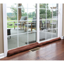Product Image for Home District Exclusive Sliding Door Draft Dodger - Weighted Patio Door Breeze Guard - 71.5' Long