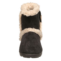 Alternate image Avanti Ember Womens Slipper Boots - Indoor/Outdoor Microsuede Booties, Faux Fur