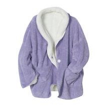 Alternate image for Women's Bed Jacket - Purple