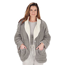 Women's Bed Jacket - Gray